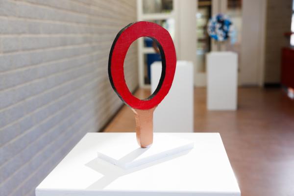 Foto: Bram Saeys; Pius X Eindexamen presentatie optreden, kunstwerken